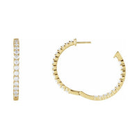 Inside-Outside Hoop Earrings
