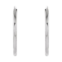 Endless Tube Hoop Earrings