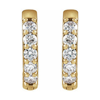 Accented Huggie Earrings
