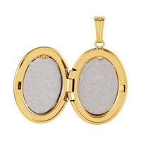 Oval Floral Locket