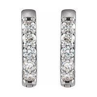 Accented Huggie Earrings