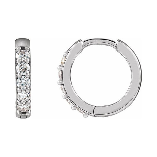 Accented Huggie Earrings