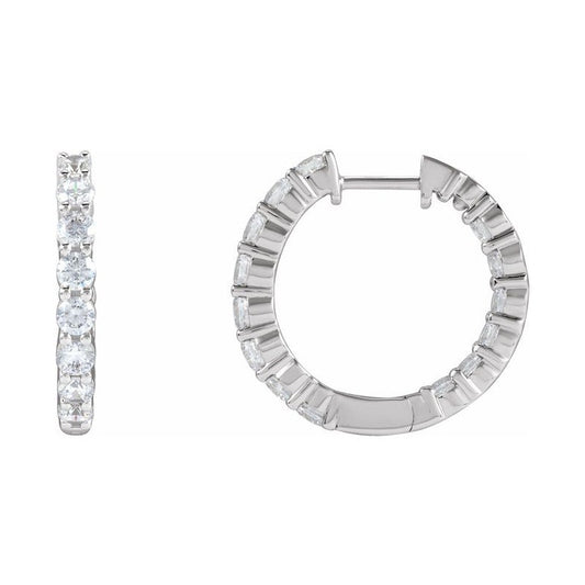 Inside-Outside Hoop Earrings