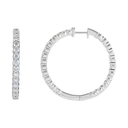 Inside-Outside Hoop Earrings