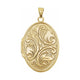 Embossed Oval Locket