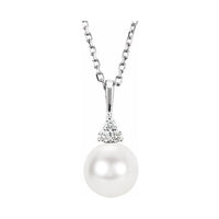 Accented Pearl Necklace