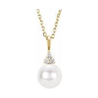 Accented Pearl Necklace