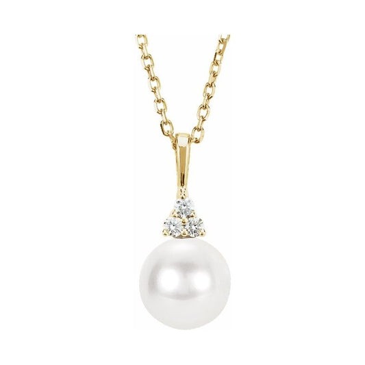 Accented Pearl Necklace
