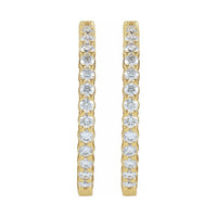 Inside-Outside Hoop Earrings