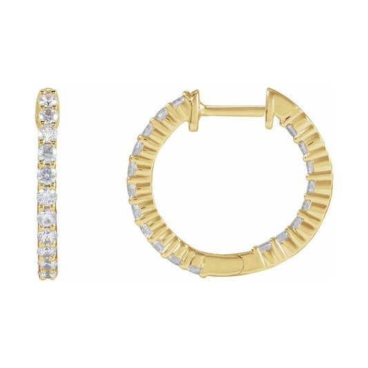 Inside-Outside Hoop Earrings