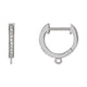 Accented Click-In Hoop Earring Top