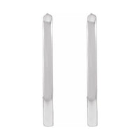 Elongated Hoop Earrings