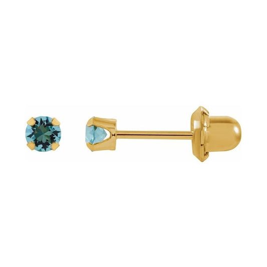Inverness® Piercing Birthstone Stud Earrings