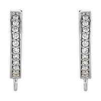 Accented Click-In Hoop Earring Top