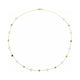 Pearl & Multi-Gemstone Station Necklace