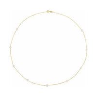 Pearl Station Necklace