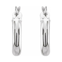 Tube Hoop Earrings