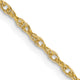 18K Leslies 1.3mm Baby Rope Chain