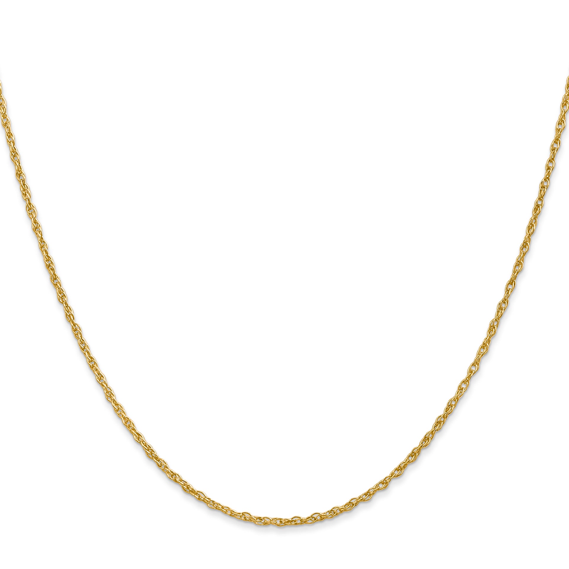 18K Leslies 1.3mm Baby Rope Chain