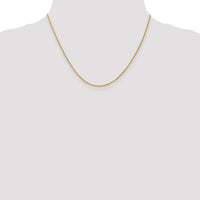 18K Leslies 1.3mm Baby Rope Chain