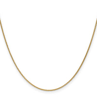 18K Leslies 1.15mm D/C Cable Chain