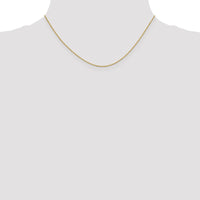18K Leslies .7mm Box Chain