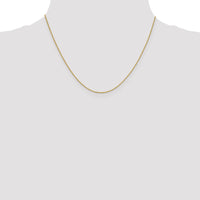 18K Leslies .7mm Box Chain