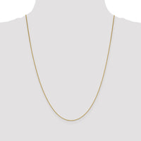 18K Leslies .7mm Box Chain