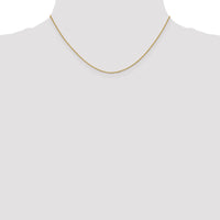 18K Leslies .9mm Box Chain