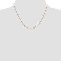 18K Leslies .9mm Box Chain