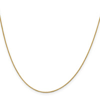 18K Leslies .9mm Box Chain
