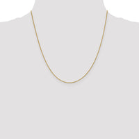 18K Leslies .9mm Box Chain