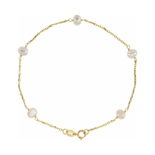Pearl Station Bracelet