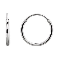 Endless Tube Hoop Earrings