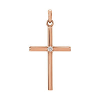 Birthstone Cross Pendant