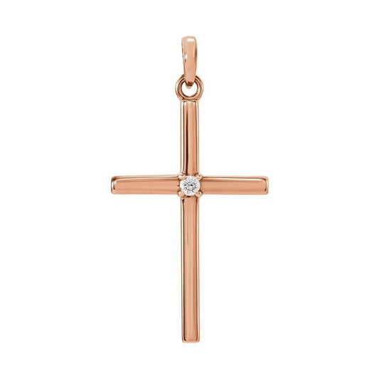 Birthstone Cross Pendant