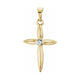 Accented Cross Pendant