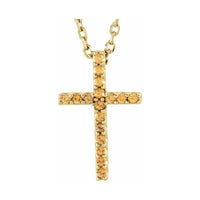 Petite Cross Necklace or Pendant