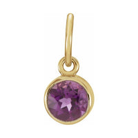 Posh Mommy® Imitation Birthstone Charm/Pendant