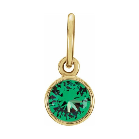 Posh Mommy® Imitation Birthstone Charm/Pendant
