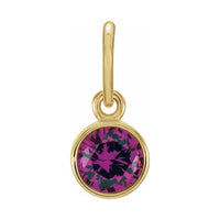 Posh Mommy® Imitation Birthstone Charm/Pendant