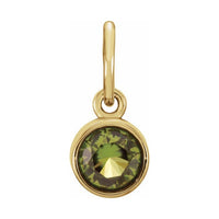 Posh Mommy® Imitation Birthstone Charm/Pendant