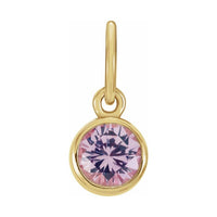 Posh Mommy® Imitation Birthstone Charm/Pendant