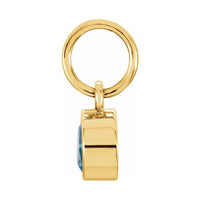 Posh Mommy® Imitation Birthstone Charm/Pendant
