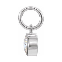 Posh Mommy® Imitation Birthstone Charm/Pendant