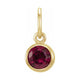 Posh Mommy® Imitation Birthstone Charm/Pendant