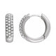 Pavé-Style Hoop Earrings