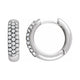 Pavé-Style Hoop Earrings