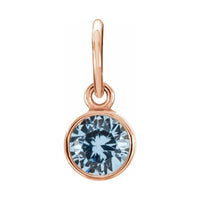 Posh Mommy® Imitation Birthstone Charm/Pendant