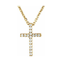 Petite Cross Necklace or Pendant